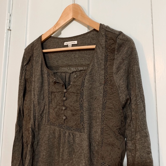 American Eagle Women’s Embroidered Blouse - Picture 2 of 3